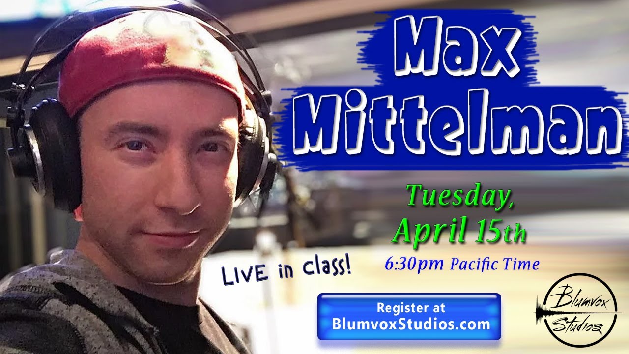Max Mittelman at Blumvox Studios! - Tuesday April 15th, 2025