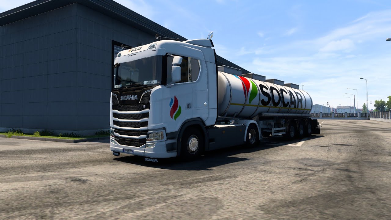 SOCAR Combo Skin Paintjob | Trucks and Trailers | Euro Truck Simulator 2 | Mod + Download Link
