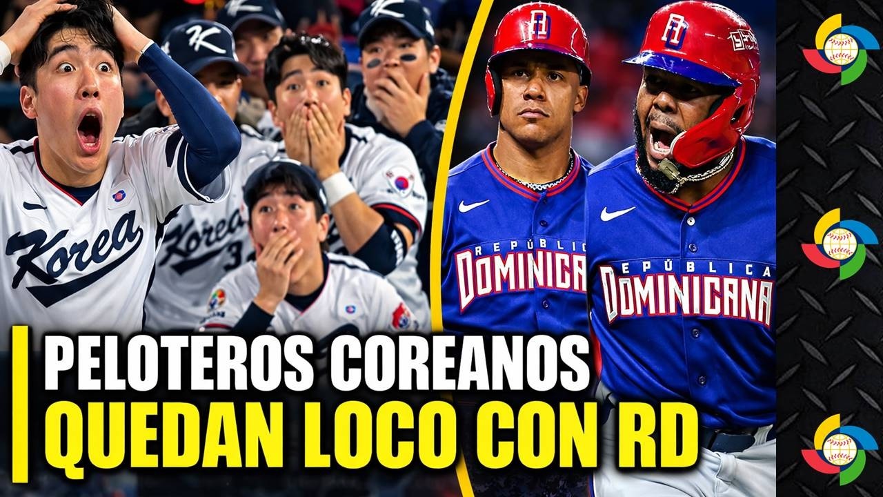 PELOTEROS DE COREA QUEDAN LOCOS AL CONOCER AL EQUIPO DOMINICANO DEL CLASICO MUNDIAL