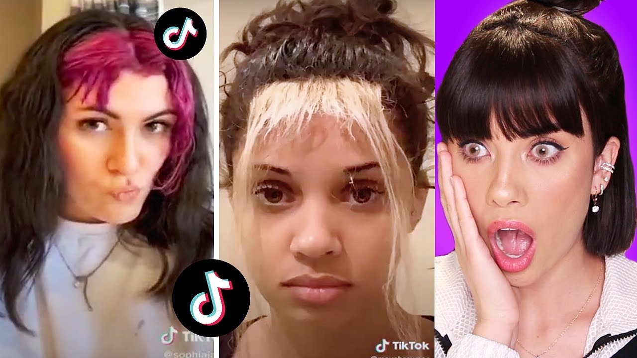 CABELOS QUE DERAM ERRADO NO TIKTOK  😱 🤭  Não Façam Isso em Casa!