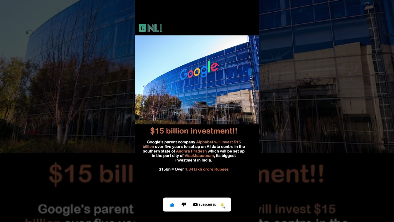 Google to invest $15bn to build AI data hub in India! 🔥 