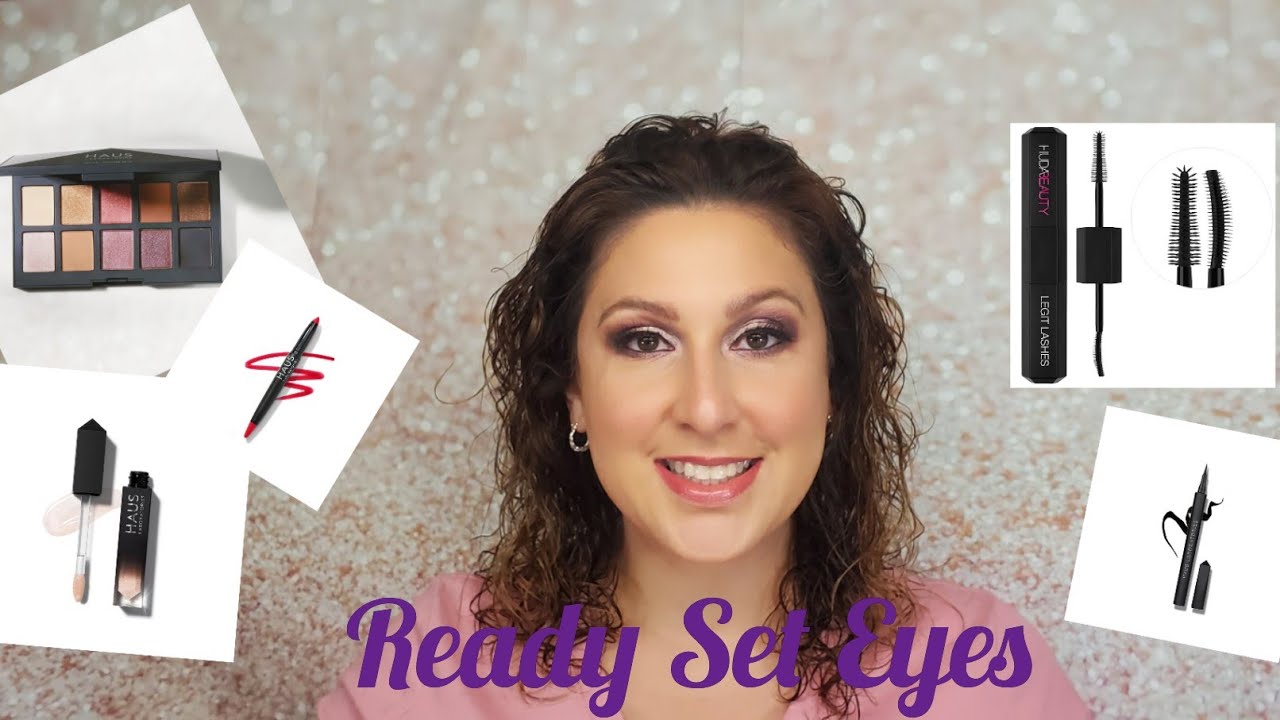 Ready Set Eyes! Easy Eye Makeup Tutorial! Testing new makeup! Mark Jacob's, Haus Labs, Huda Beauty