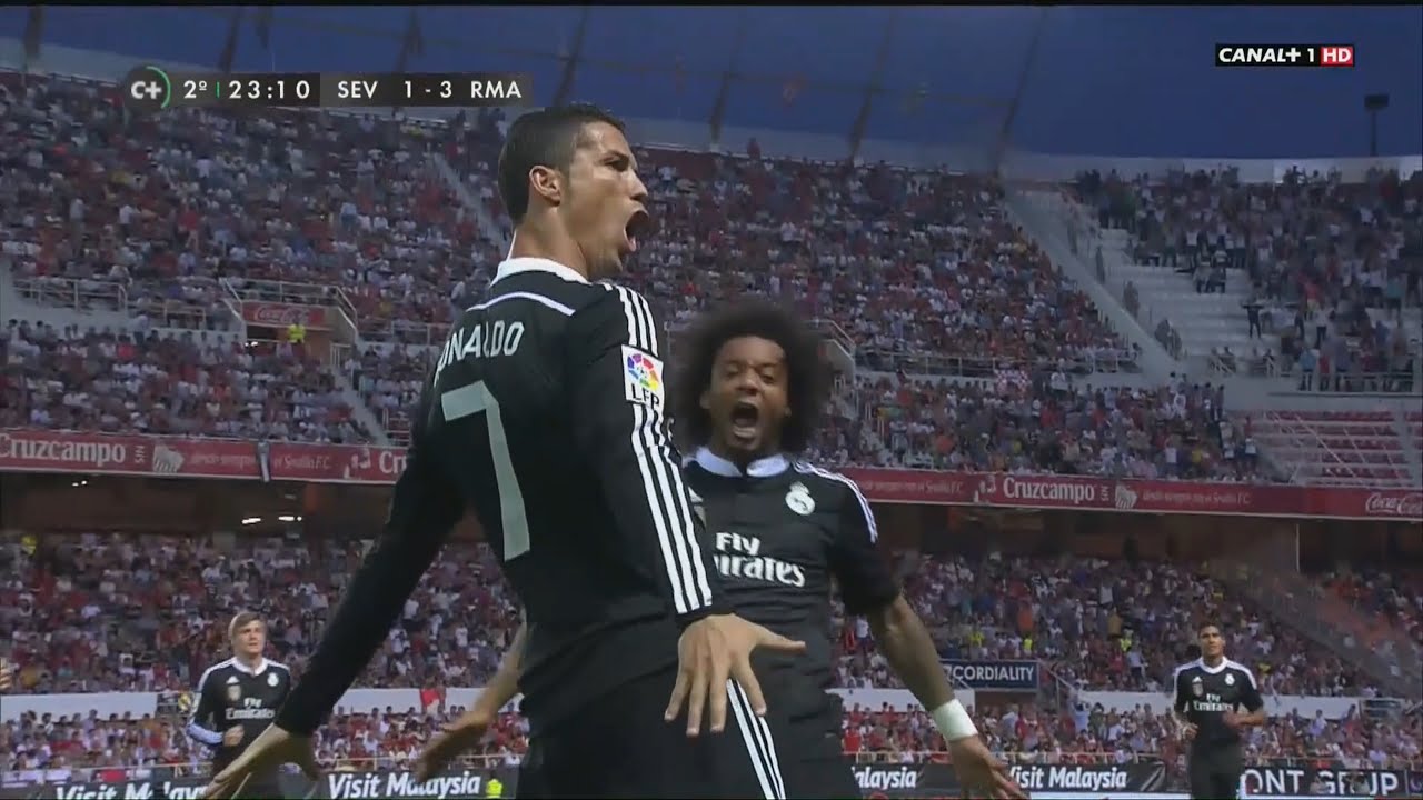 Cristiano Ronaldo Amazing HATTRICK vs Sevilla La Liga Away (02/05/15) | HD 1080i