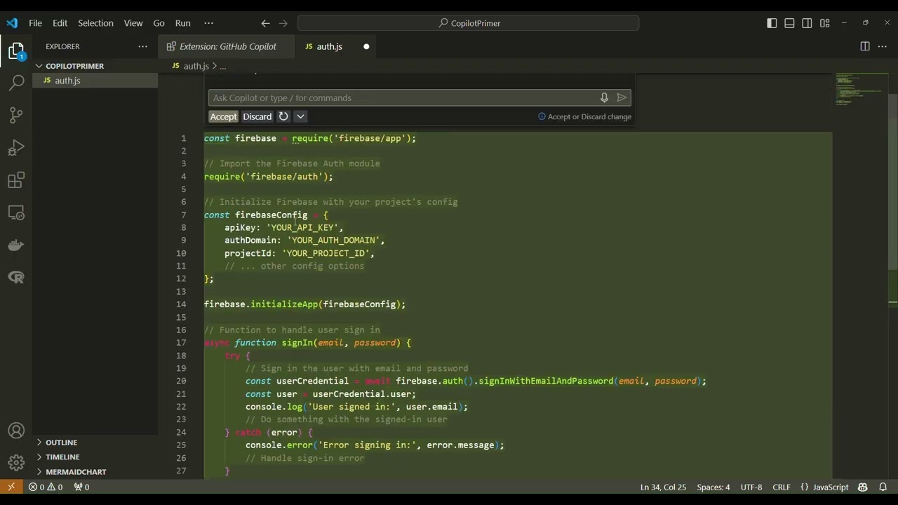 Getting Started with GitHub Copilot for Coding
