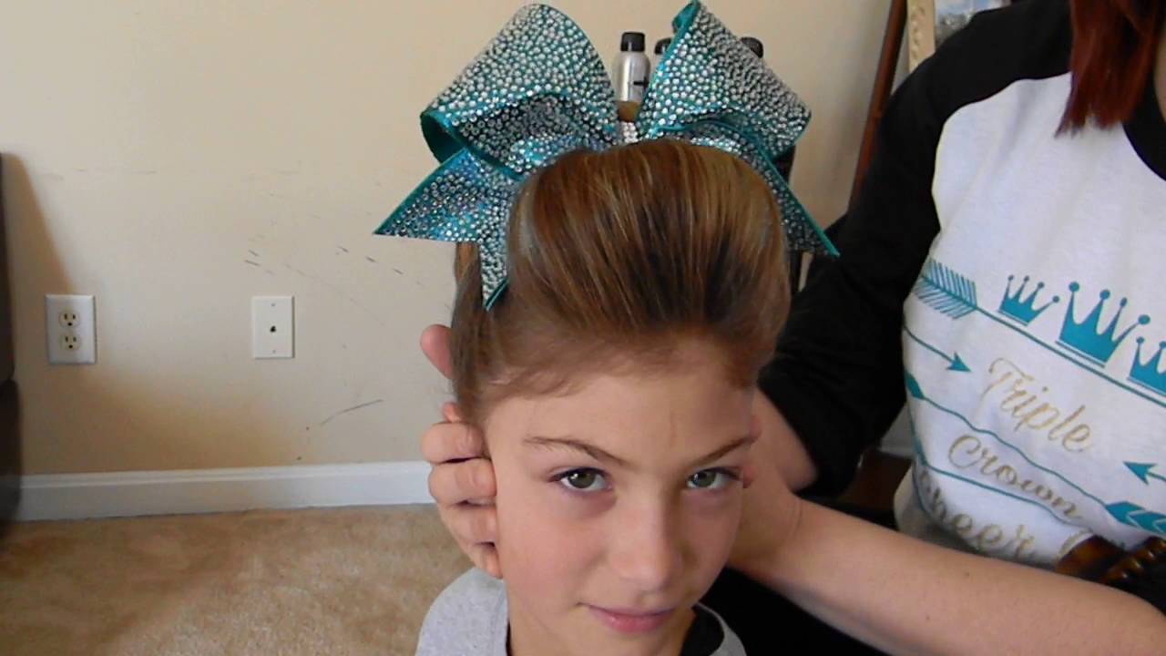 Cheer Bump and Pony Tail