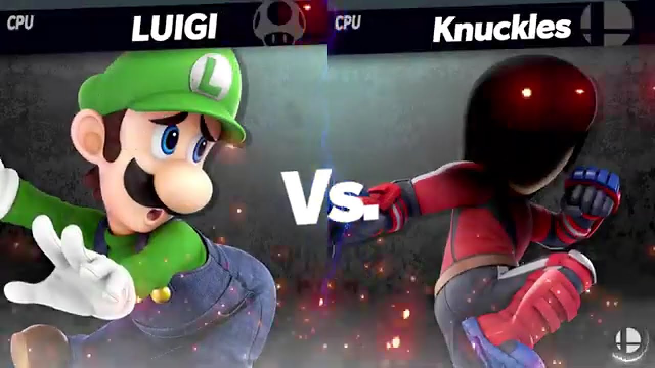 Super Smash Bros. Ultimate - Battle #334 Luigi VS Knuckles