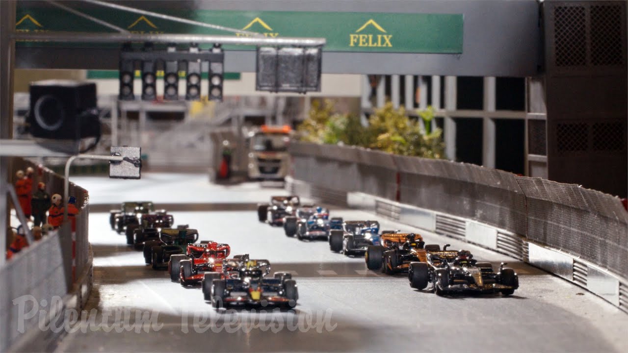 Формула-1 - Первая автогонка (Гран-при Монако) на Miniatur Wunderland 2024