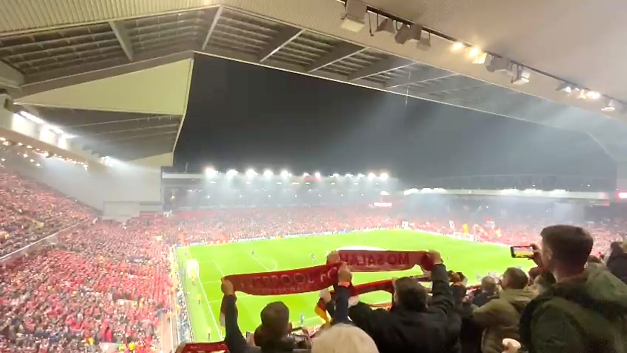 Incredible YNWA (You'll Never Walk Alone)! | Liverpool vs Bayer Leverkusen [UCL] Nov 2024