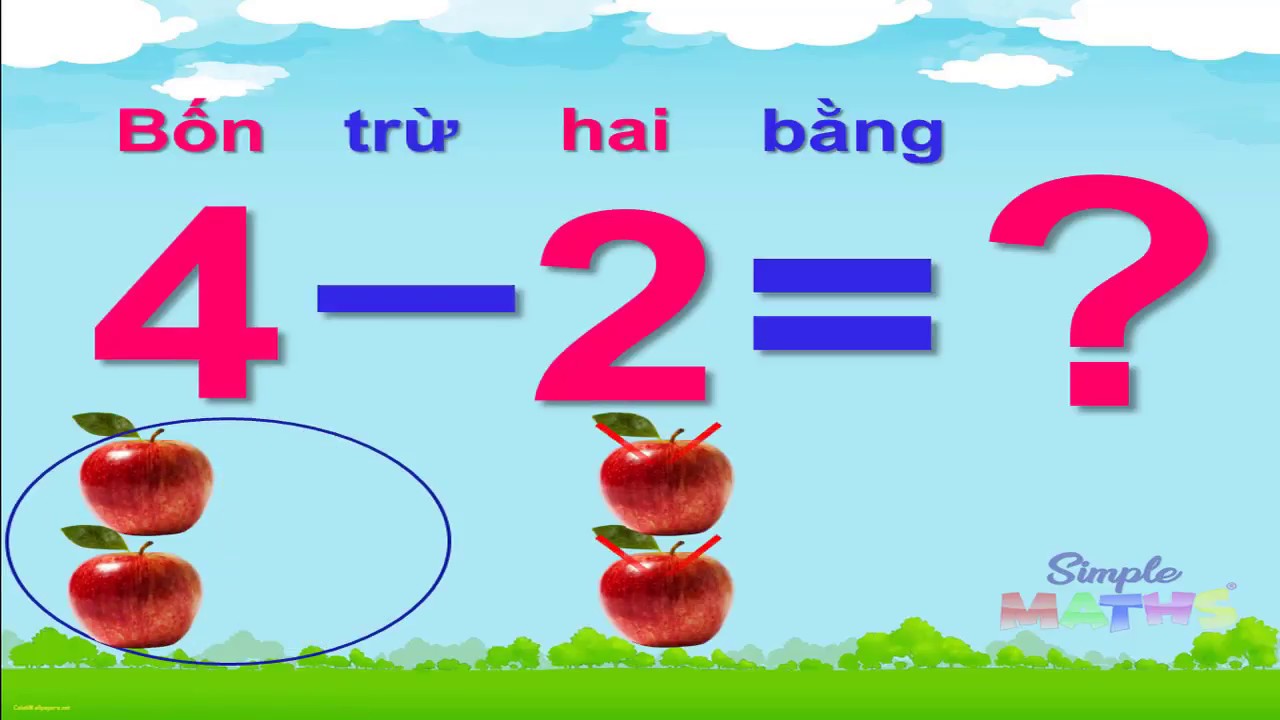 [To&aacute;n 1] Ph&eacute;p trừ trong phạm vi 4 | B&eacute; học To&aacute;n vui v&agrave; dễ d&agrave;ng với B&uacute;t V&agrave;ng