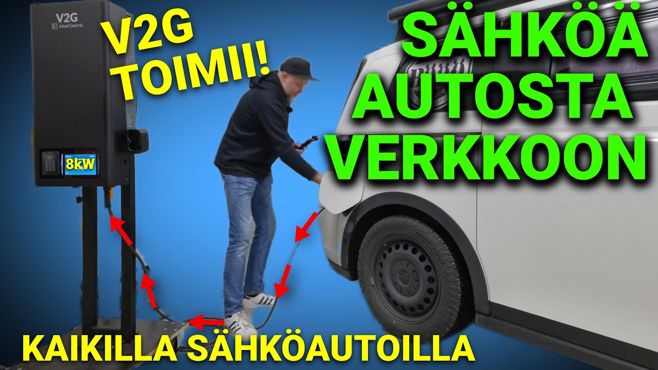 595. Kaksisuuntainen DC-lataus toimii lähes kaikilla sähköautoilla, Autosta energiavarasto!