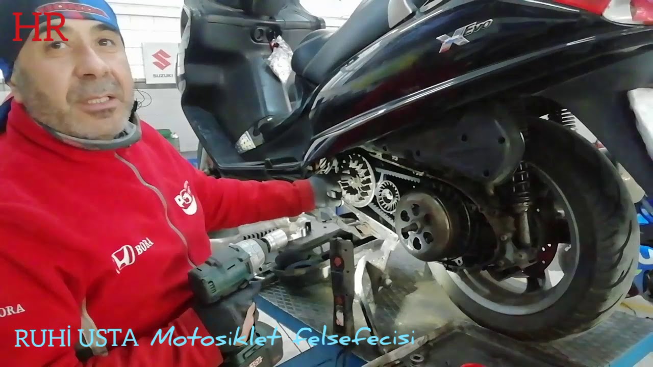 PIAGGIO XEVEO 400İE VARYATÖR EXPERTİZİ