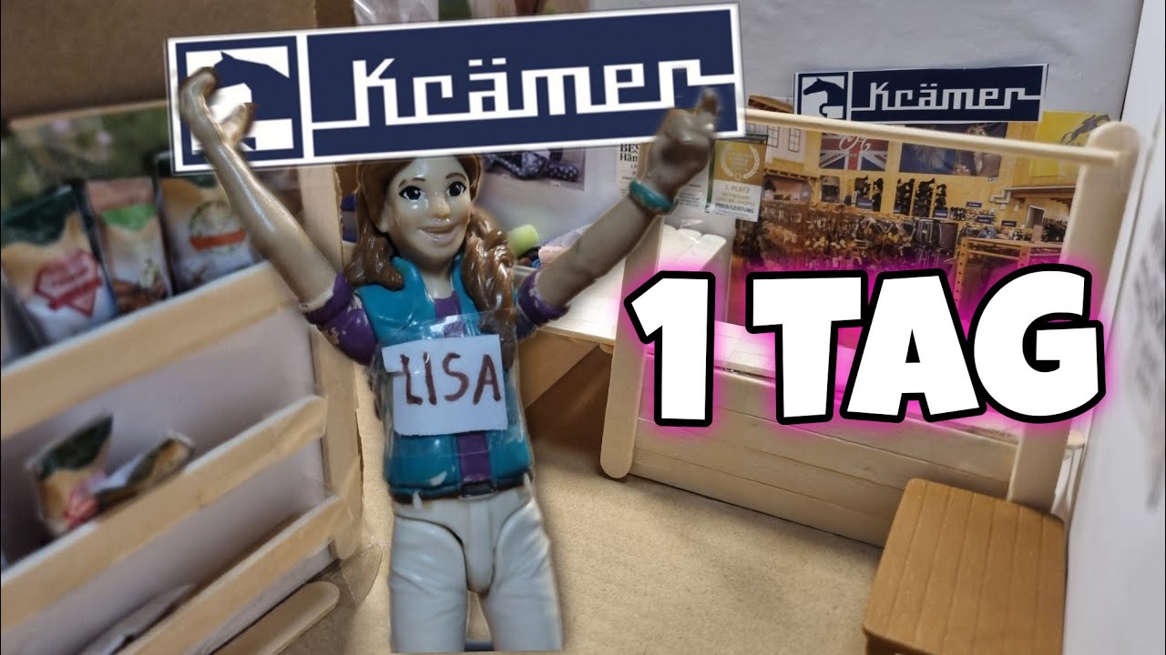 1 TAG lang im KRÄMER arbeiten😂🤩😱Schleich Video🐴
