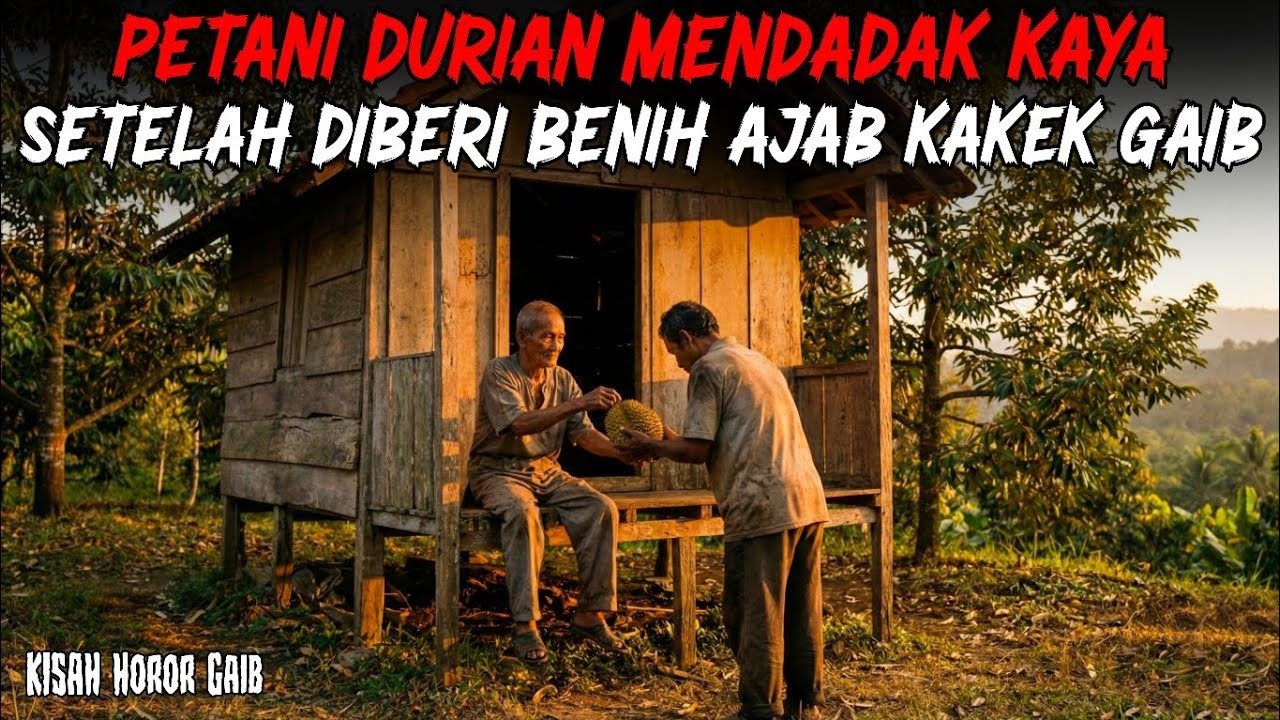PETANI DURIAN MENDADAK KAYA SETELAH DIBERI BENIH AJAB KAKEK JIN MUSLIM DAN DIAJARI CARA MERAWATNYA
