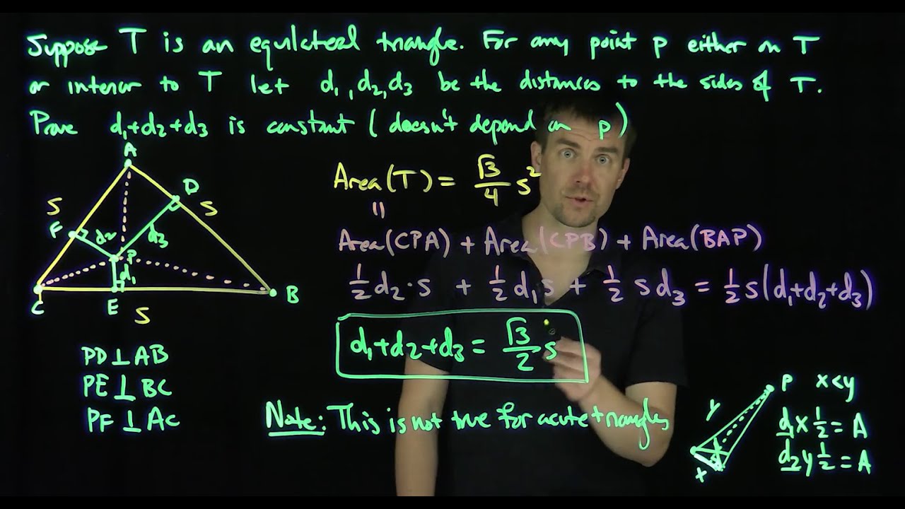 Viviani's Theorem on Equilateral Triangles