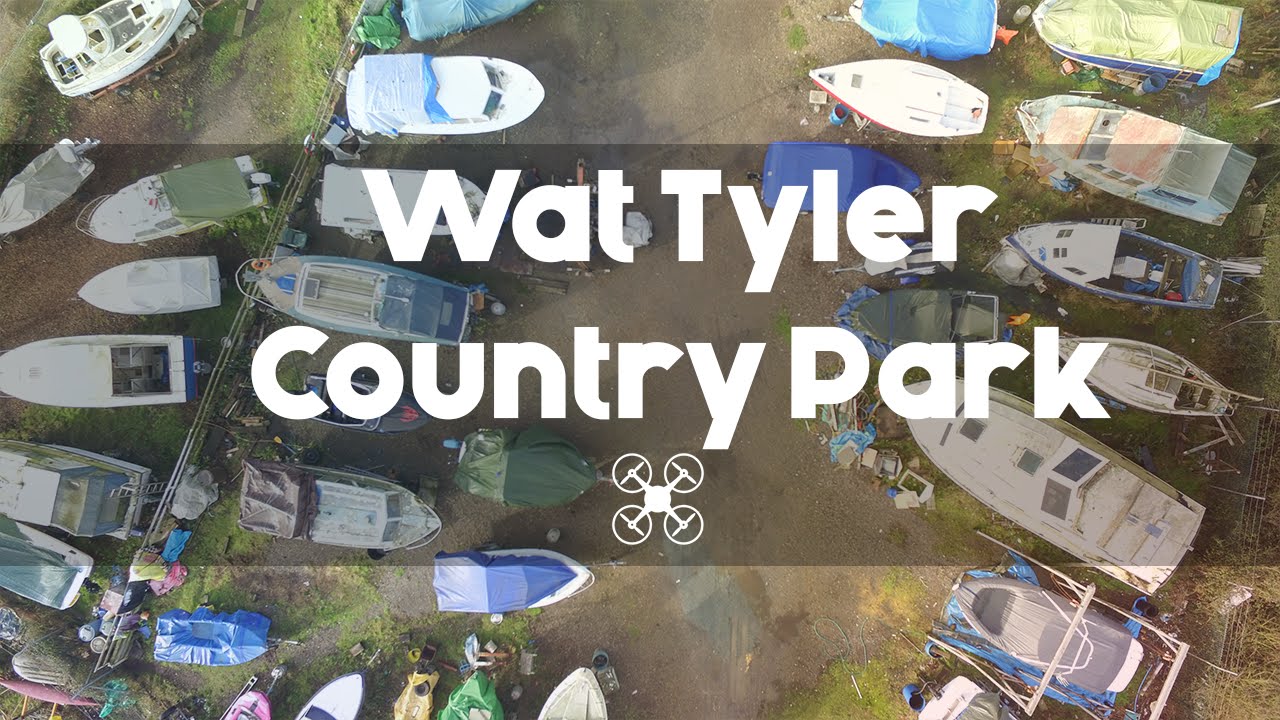 DJI PHANTOM - WAT TYLER COUNTRY PARK (4K DRONE FOOTAGE)