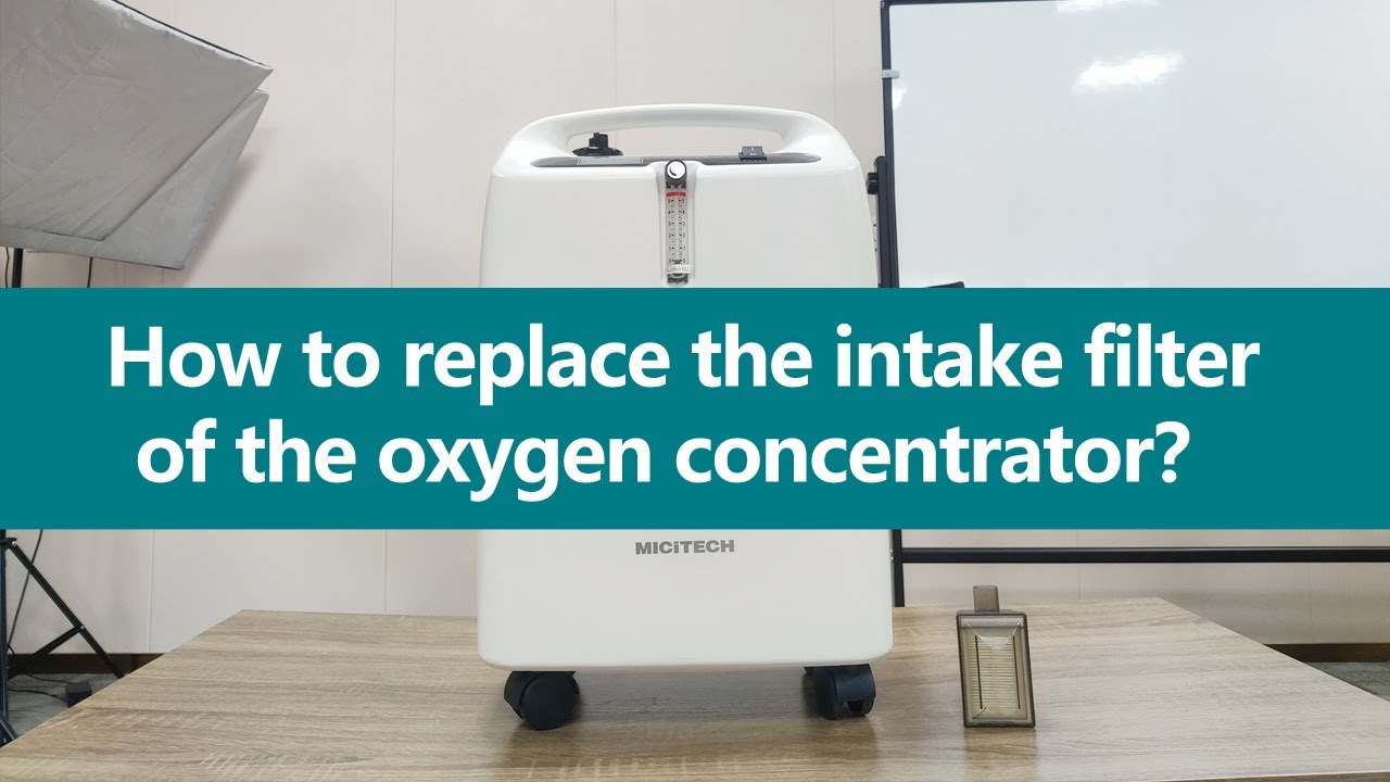 How to replace the intake filter of the oxygen concentrator？