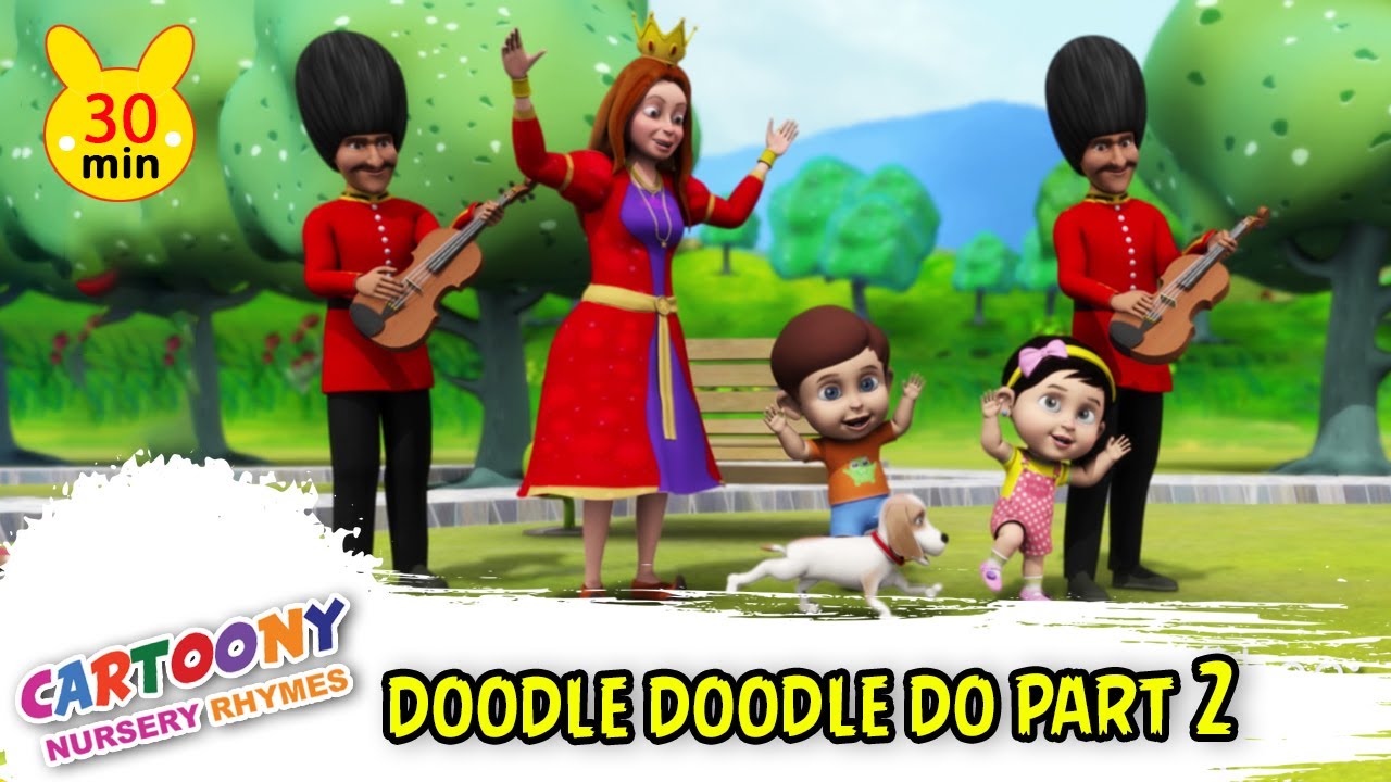 Doodle Doodle Part 2 | Rhymes For Kids & Children | Doodle Song | Cartoony Nursery Rhymes