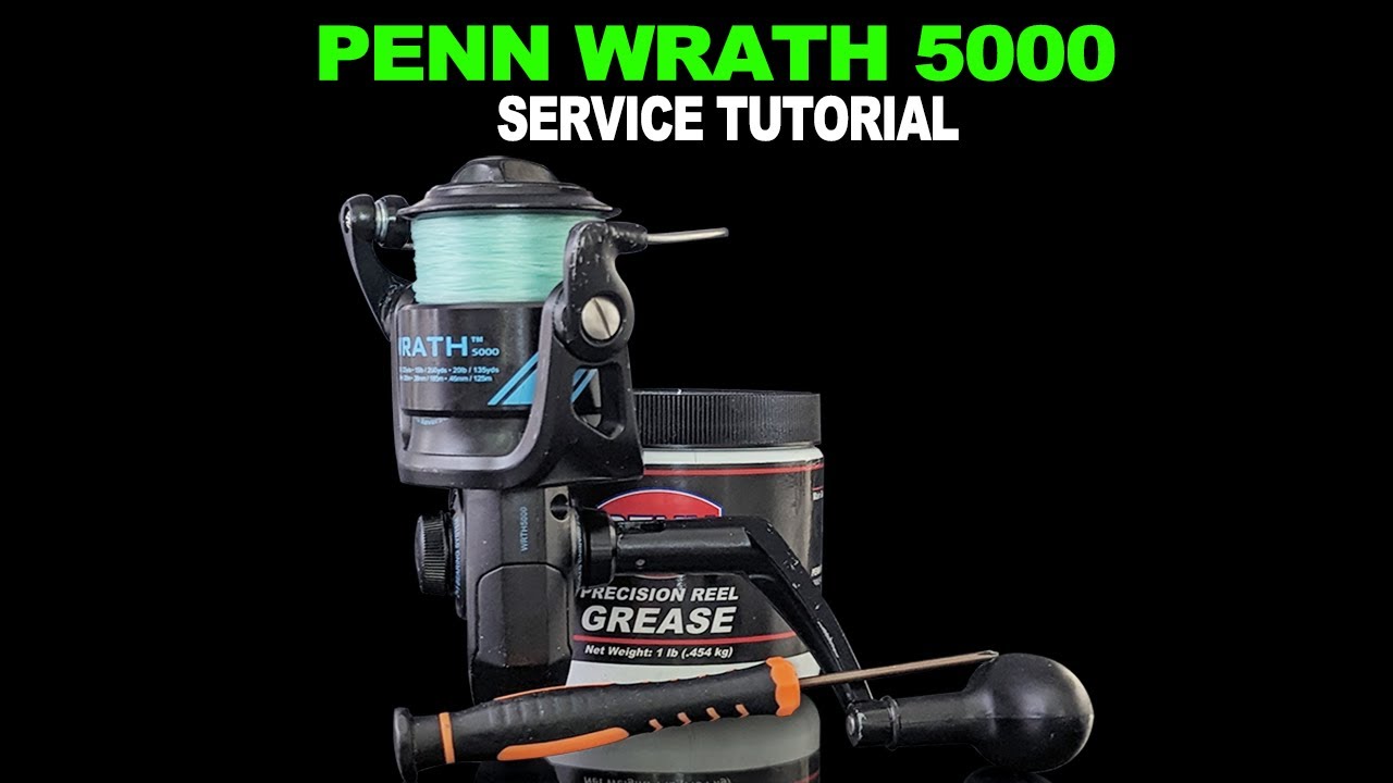 Penn Wrath 5000 - How to take apart, service and reassemble - Fishing Reel Repair