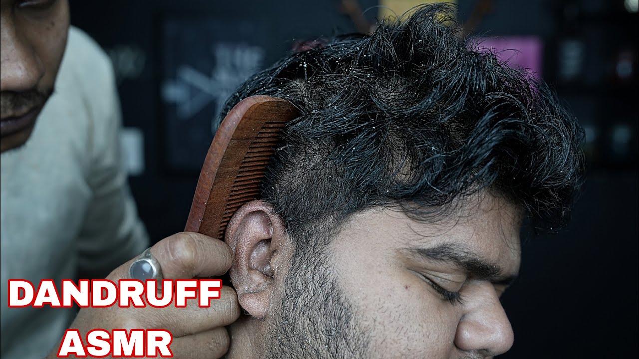 Satisfying Dandruff Removal ASMR Massage For Cure Your Insomnia | ASMR Comb Scratching Massage