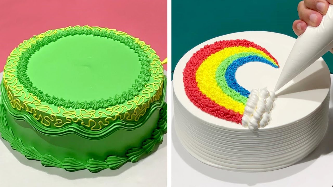 Top 10 Favorite Rainbow Cake Decorating Ideas | Perfect Cake Decorating Tutorials for Holidays