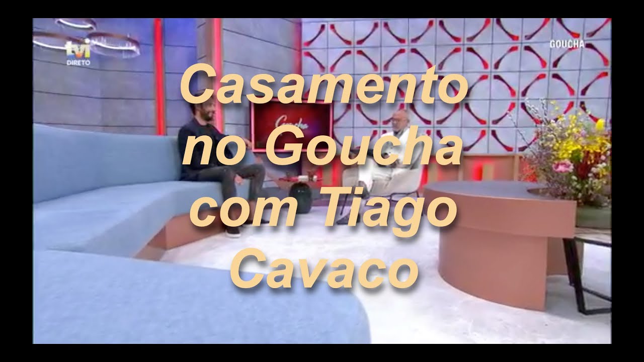 Casamento no Goucha com Tiago Cavaco