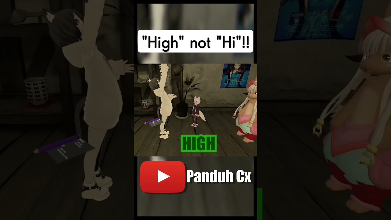 HIGH not HI | ChilloutVR #shorts