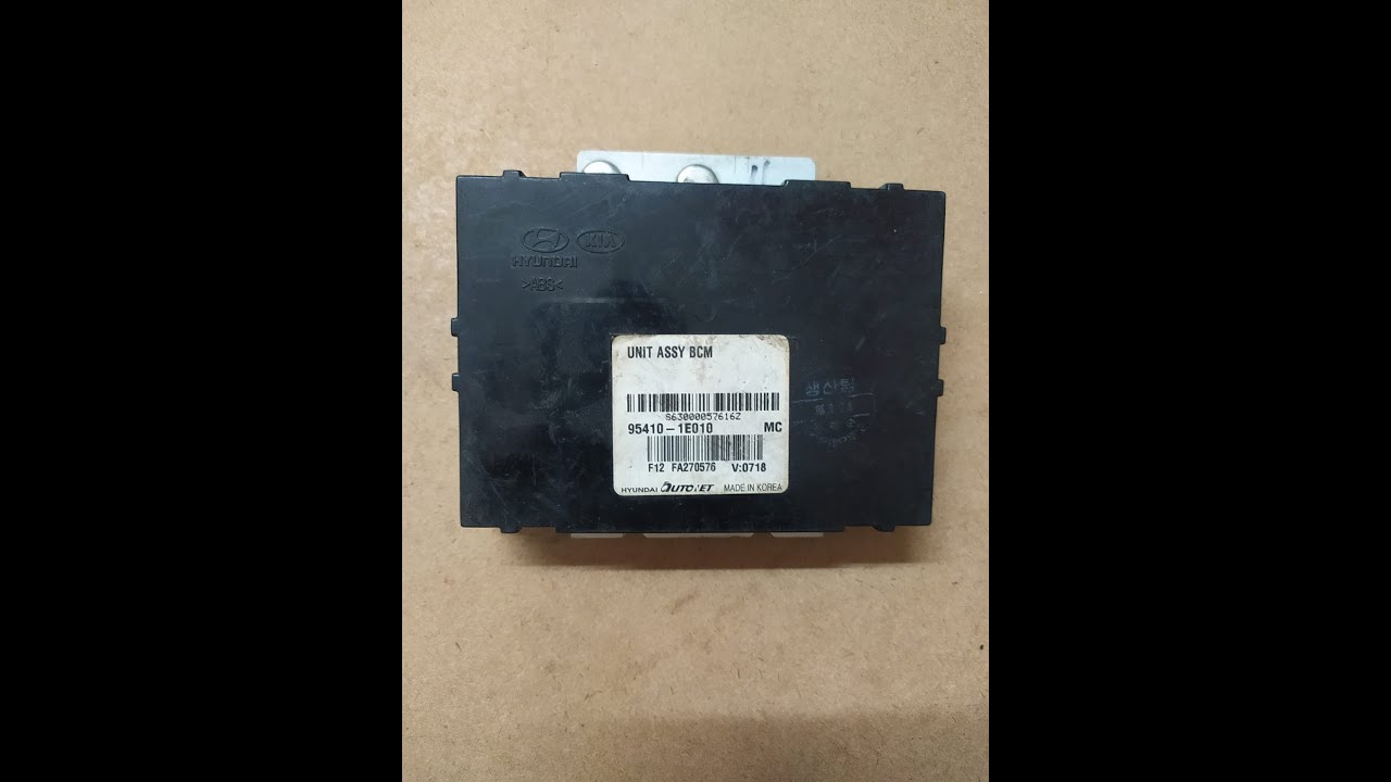 Hyundai KIA Unit Assy Bcm 95410-1E010 Price 2500/- Including Courier Charges.
