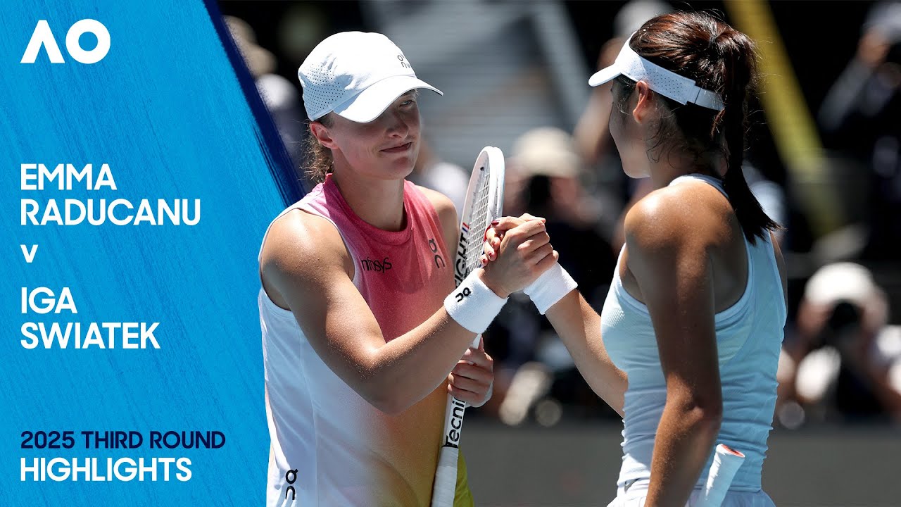 Emma Raducanu v Iga Swiatek Highlights | Australian Open 2025 Third Round