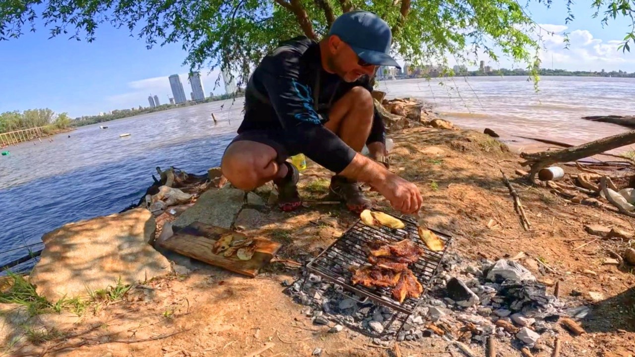 Pesca y cocina en la isla, pesca con se&ntilde;uelos y ca&ntilde;as de lance. pesca urbana