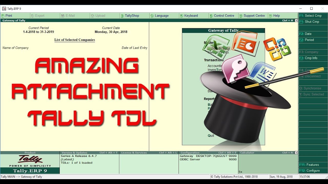 Amazing Attachment Tally TDL || Explore Busy || Tally TDL
