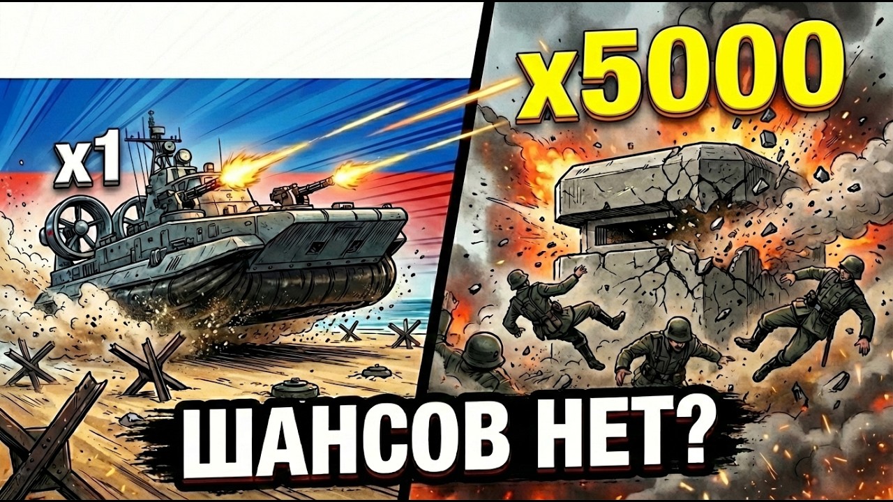 1 «ЗУБР» ПРОТИВ АТЛАНТИЧЕСКОГО ВАЛА: НЕМЦЫ В УЖАСЕ ОТ 6-СТВОЛЬНЫХ ПУШЕК