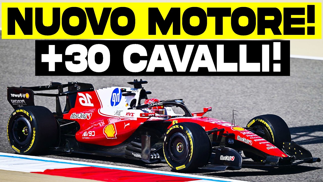 NUOVO MOTORE DEVASTANTE! +30 CAVALLI per FERRARI! Aduo SVELATO e Leclerc RINNOVA: &egrave; UFFICIALE!