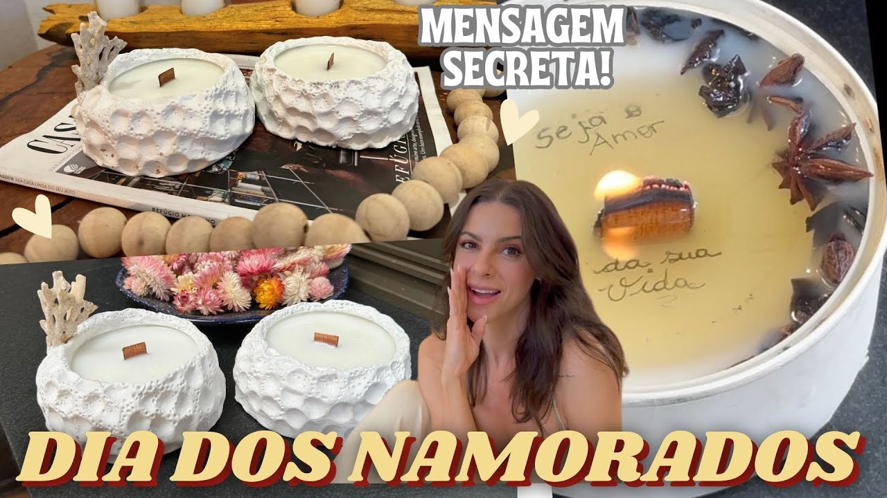 DIY VELA c/ MENSAGEM Surpresa - LATA DE ATUM! Dia dos Namorados #DIYdeVerdade