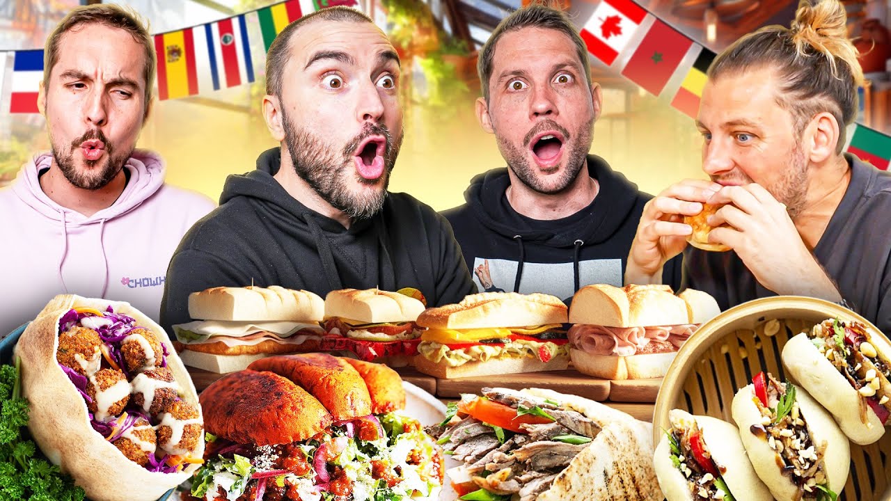 Tour du monde des meilleurs Sandwichs ! Énorme dégustation !