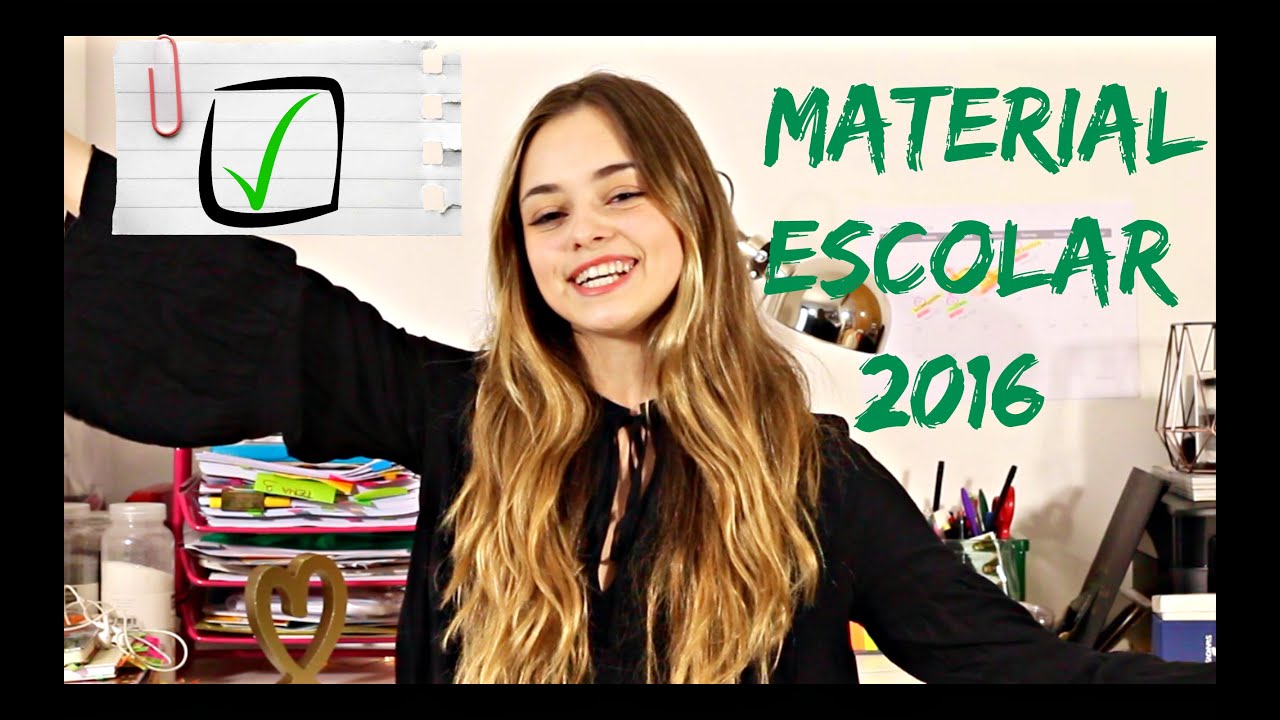 MATERIAL ESCOLAR 2016 | SIILVIA123BELLA