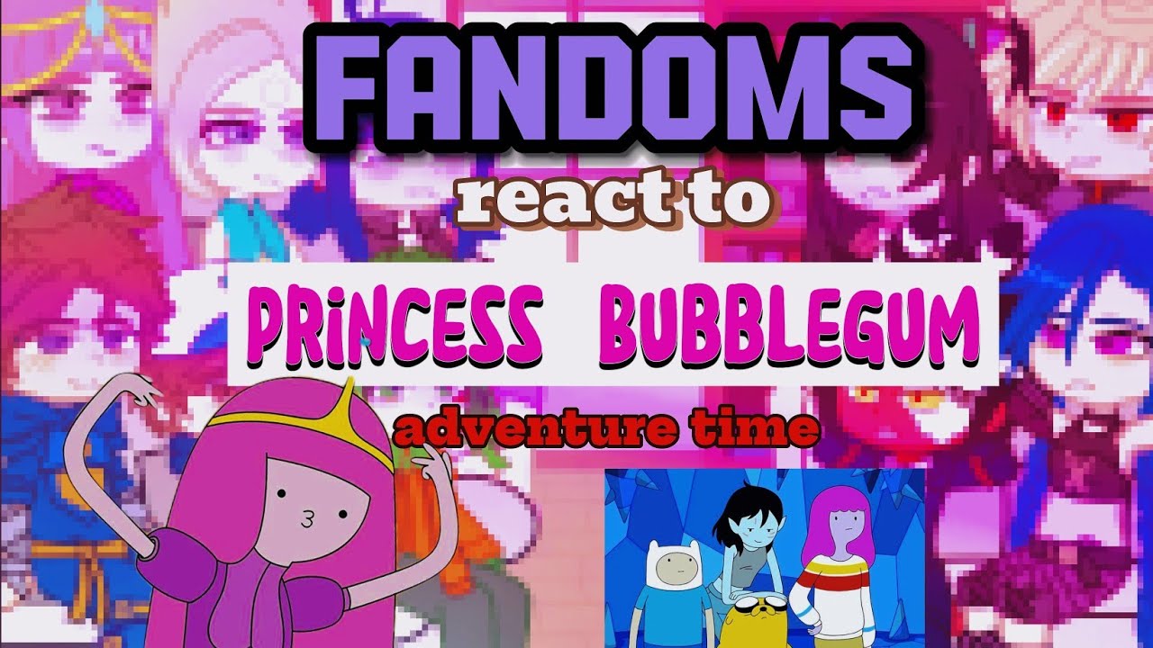 Fandoms react to PB adventure time | (1/4) | (6/11) steven universe, helluva boss, arcane, mha...