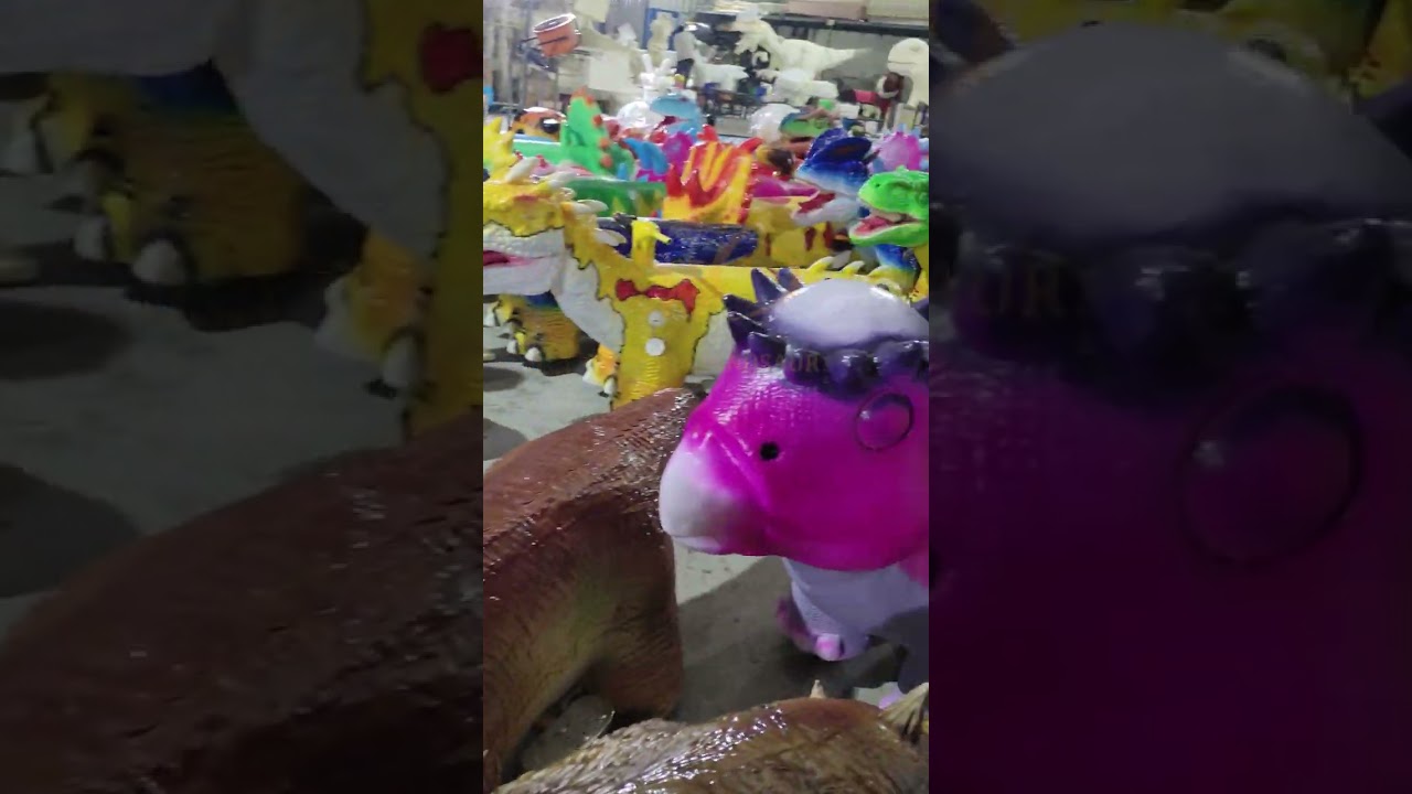#dinosaurride #dinosaur #dinopark #animatronics #animatronicdinosaur #dinosaurmodel