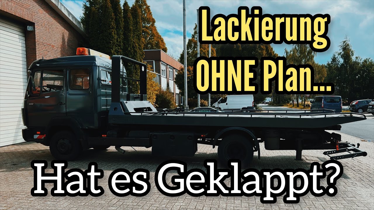War die Arbeit UMSONST? Gurkenlackierung Endergebnis | Abschleppwagen Rettung