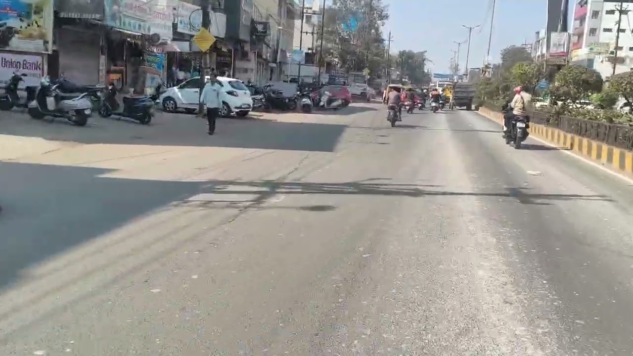 Jabalpur road in day 