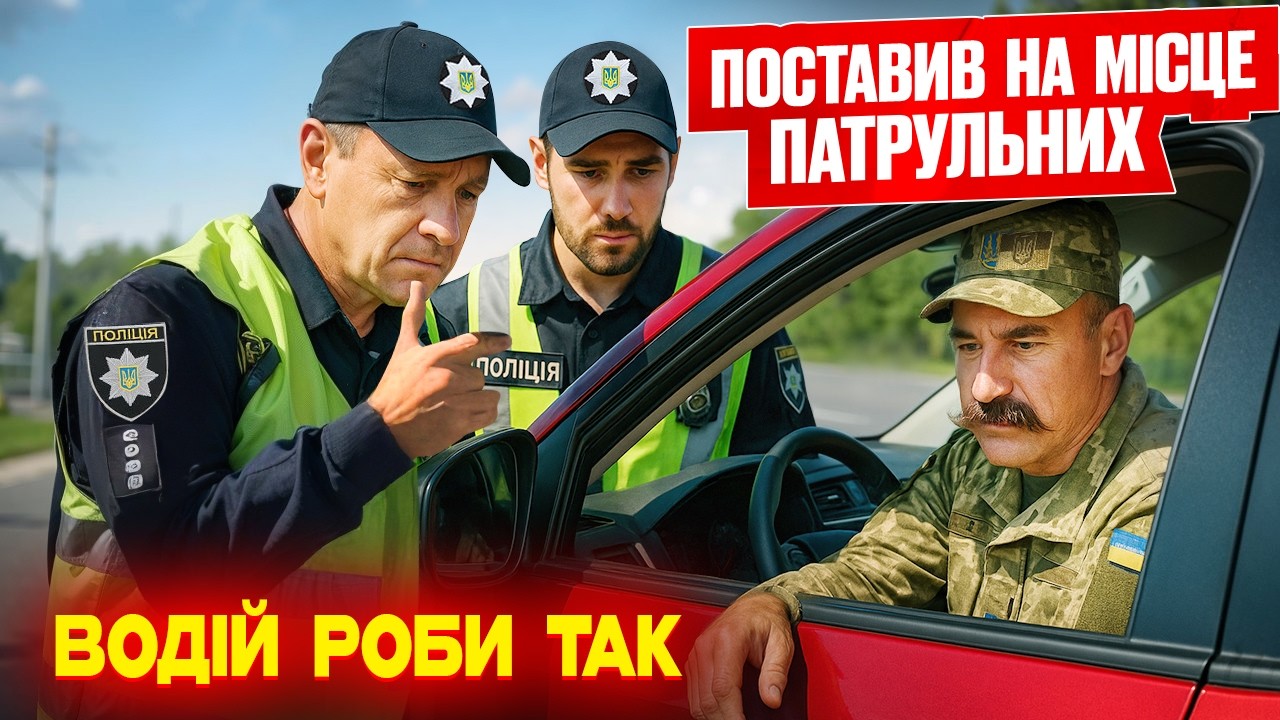 🛑 МОБІЛЬНИЙ блокпост: ВІЙСЬКОВИЙ поставив поліцію на місце!