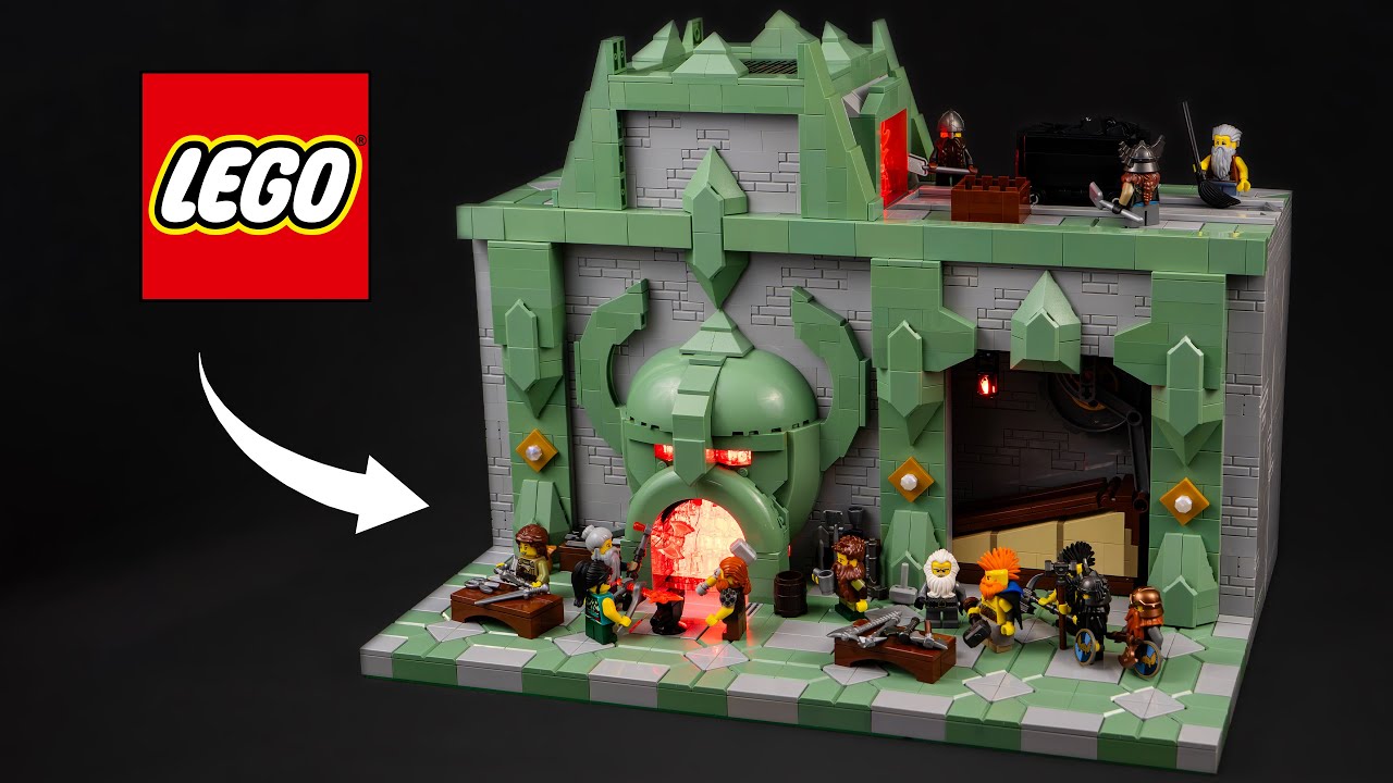 I Built the Ultimate Dwarven Forge out of LEGO! (In more than 12 hours!)