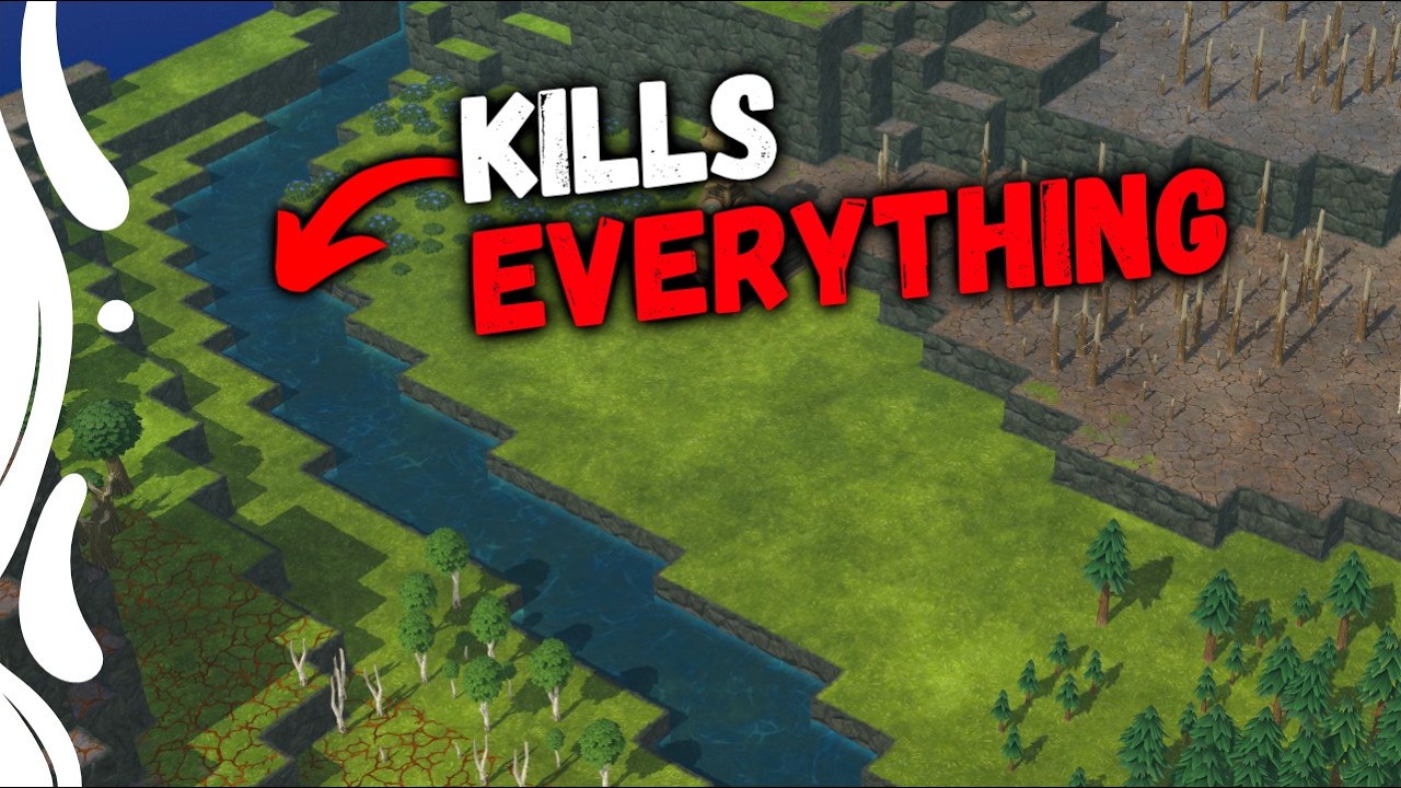 Surviving the SMALLEST Map in Timberborn - Hard Mode - Diorama