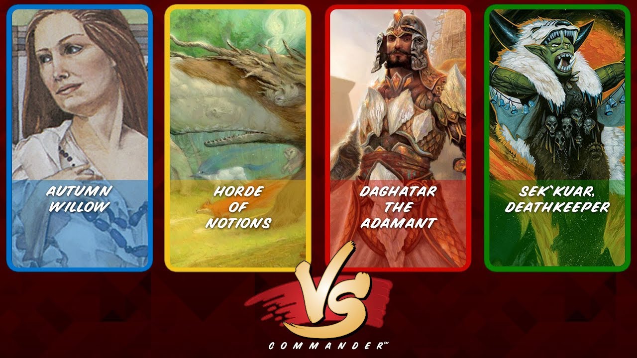 Commander VS S9E7: Autumn Willow vs Horde of Notions vs Daghatar vs Sek'Kuar