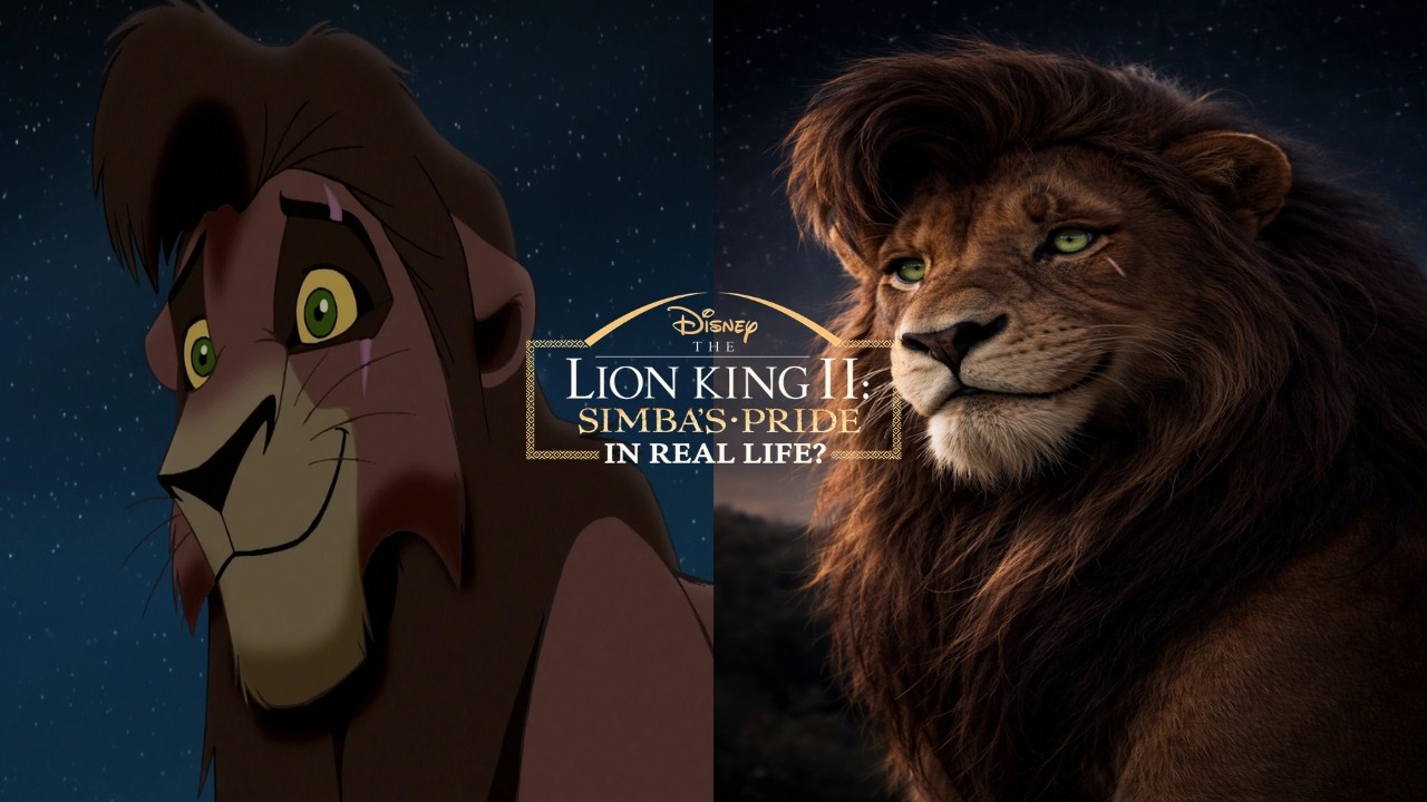 The Lion King II: Simba’s Pride Characters in Real Life | AI Transformation 🌅🦁