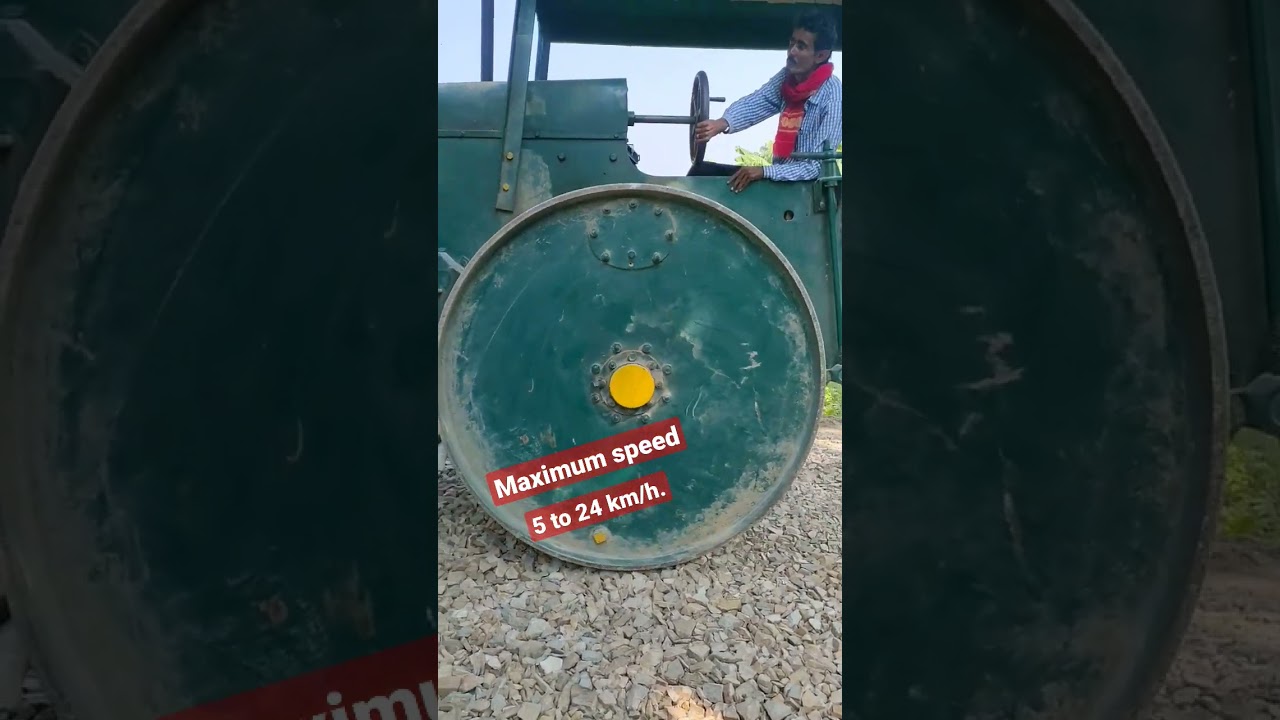 Road Roller speed 5 to 24 km/h. #shorts #roadroller #youtubeshorts #ytshorts