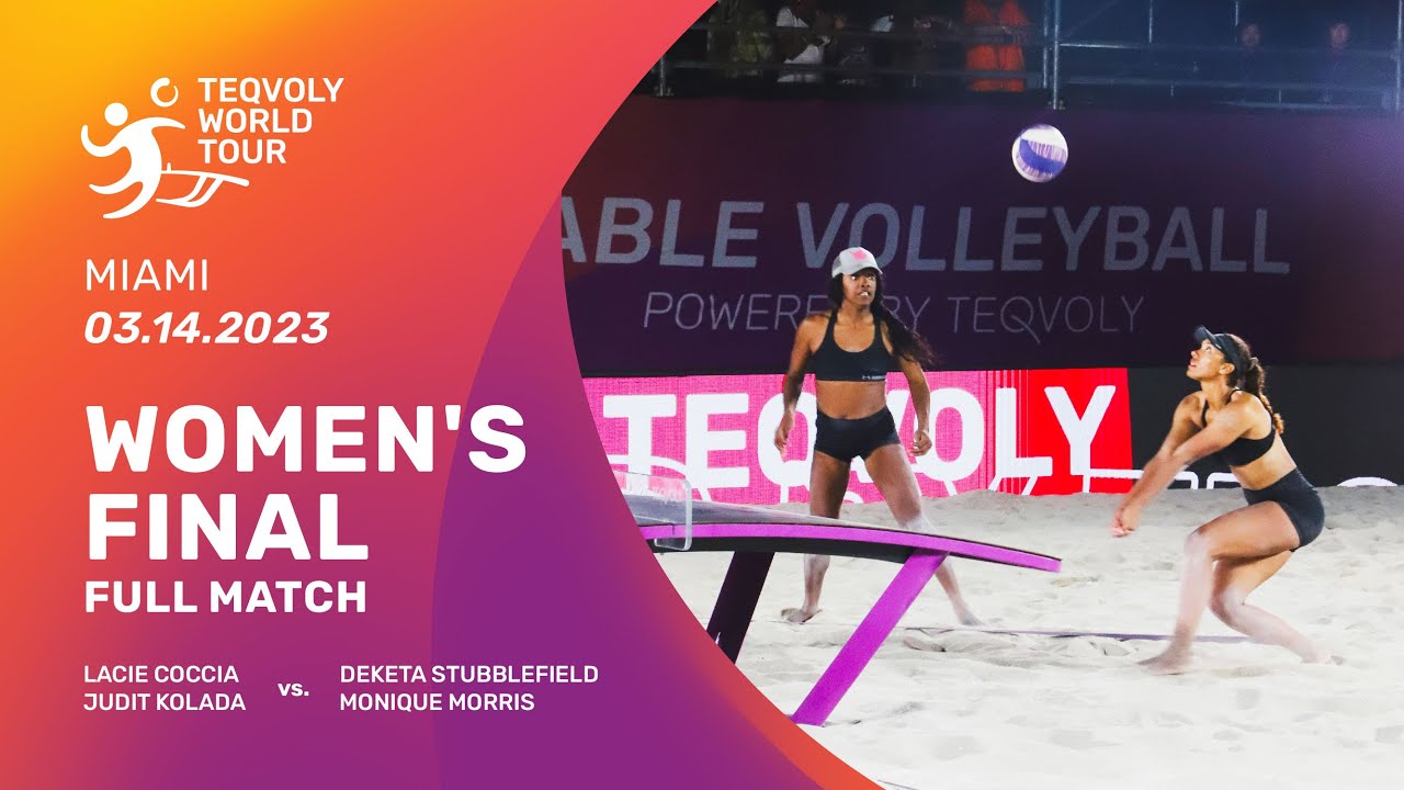 WOMEN’S FINAL // Teqvoly World Tour 3rd stop - Miami Beach, FL - FULL MATCH
