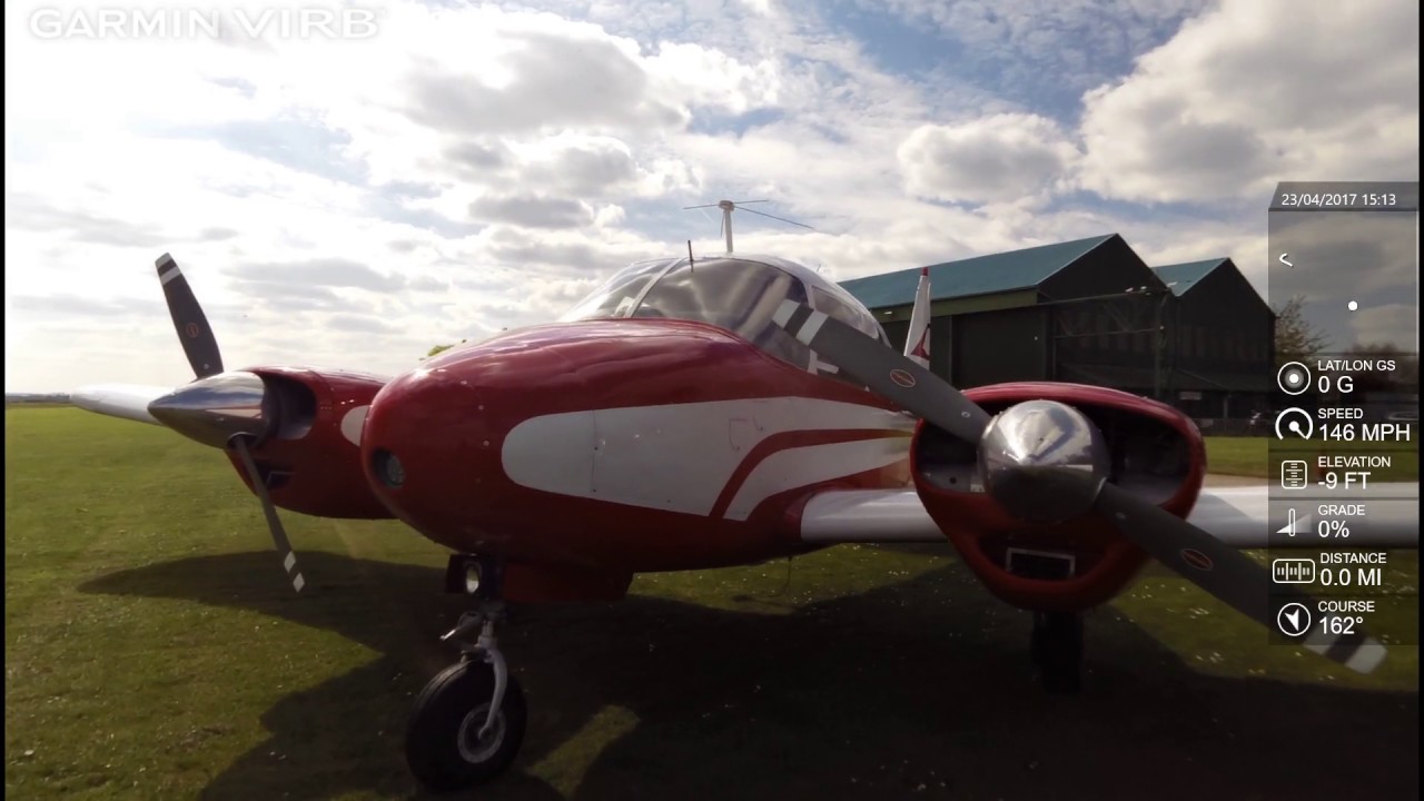 Flight with Paul Harvie in his 1959 Piper PA23 Twin