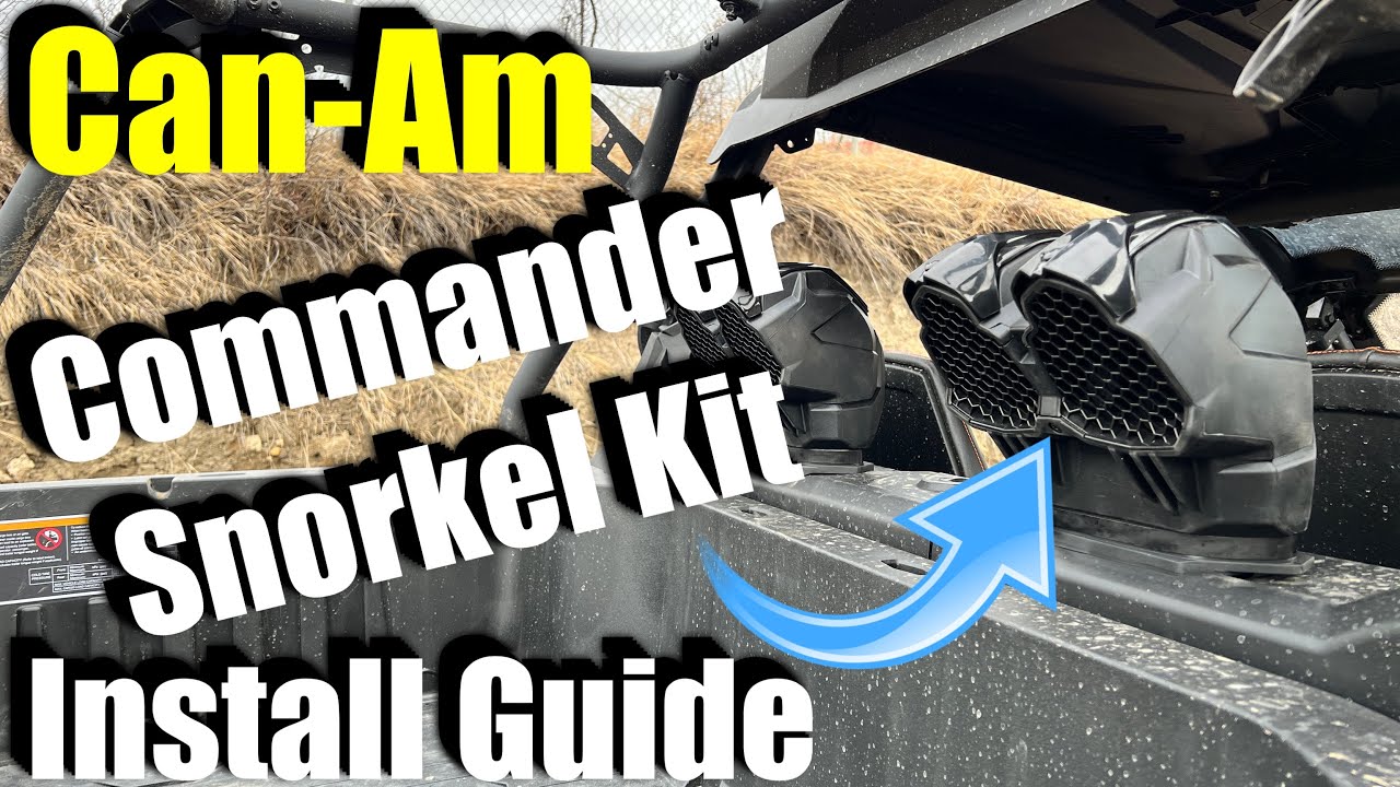 Can-Am commander 1000 Snorkel Kit Install Step-By-Step Guide