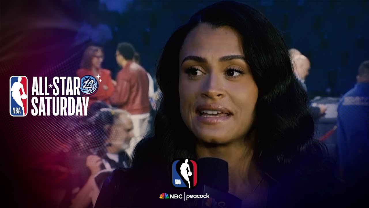 Sydney McLaughlin-Levrone shares buzz of LA28 Olympics | NBA All-Star Weekend | NBA on NBC