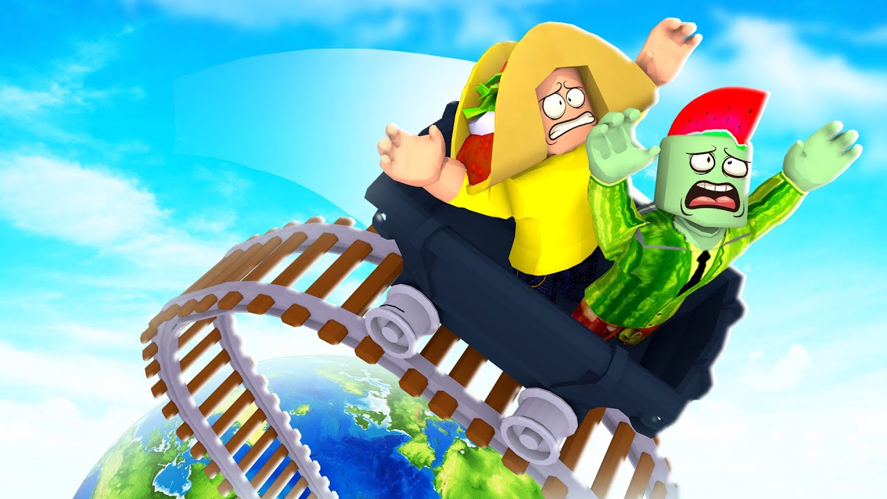 Job Stapt In De Hoogste Achtbaan Ter Wereld! (Roblox)